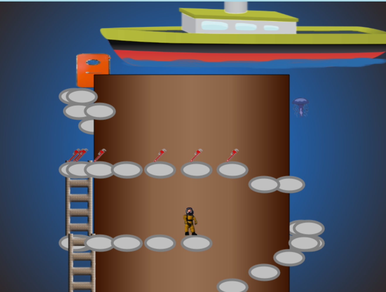 CaptNemo platform game artwork